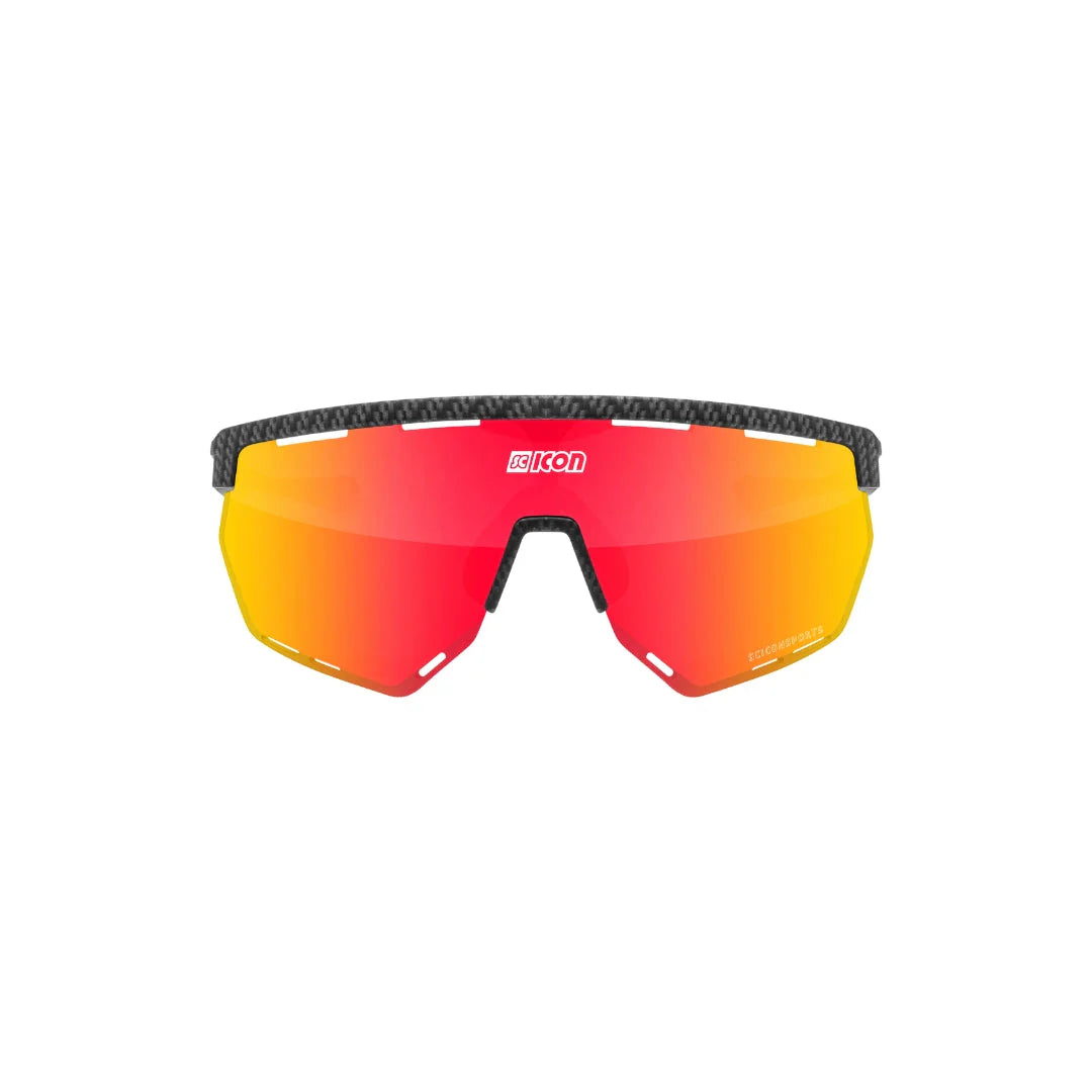 LENTES SCICON AEROWING SUNGLASSES MULTIMIRROR RAIN CLEAR LENSES RED