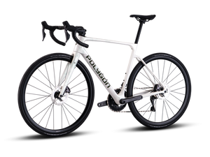 BICICLETA POLYGON STRATTOS 8 Di2 WHITE GLOSS - ULTEGRA Di2 12V