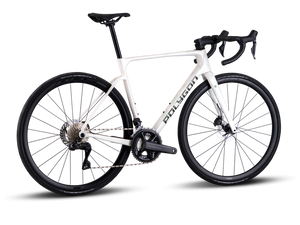 BICICLETA POLYGON STRATTOS 8 Di2 WHITE GLOSS - ULTEGRA Di2 12V