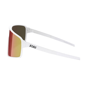 LENTES BLIZ BLANCO MATE RED MIRROR P001