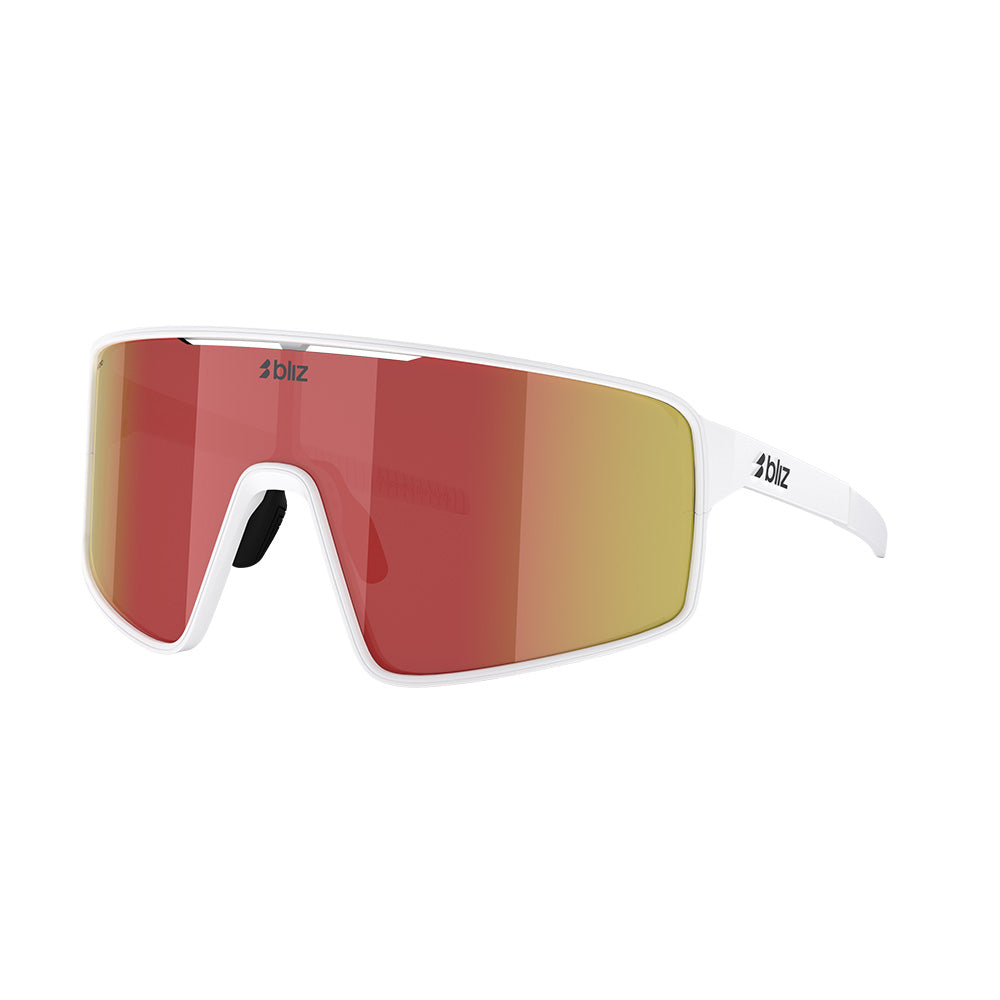 LENTES BLIZ BLANCO MATE RED MIRROR P001