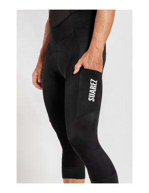 CALZA SUAREZ 3/4 FALCON KNICKER 2.4 BLACK HOMBRE